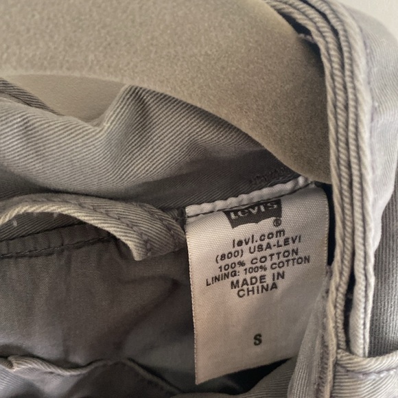 Levi’s S vintage grey cotton jacket with lots of pockets - Picture 2 of 6